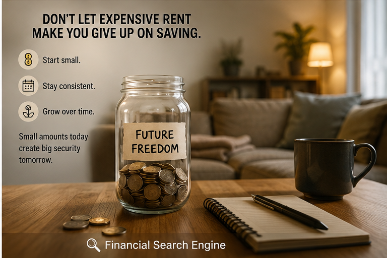 Start small, stay consistent, grow over time — small amounts saved today create bigger security tomorrow