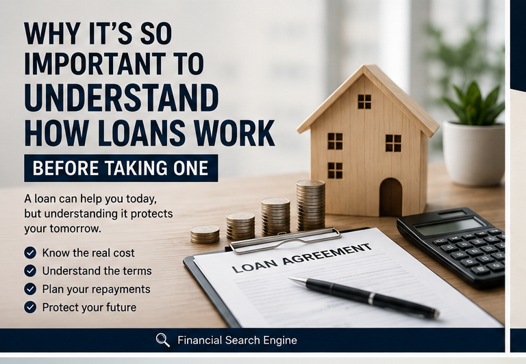 A loan can help you today, but understanding it protects your tomorrow.
